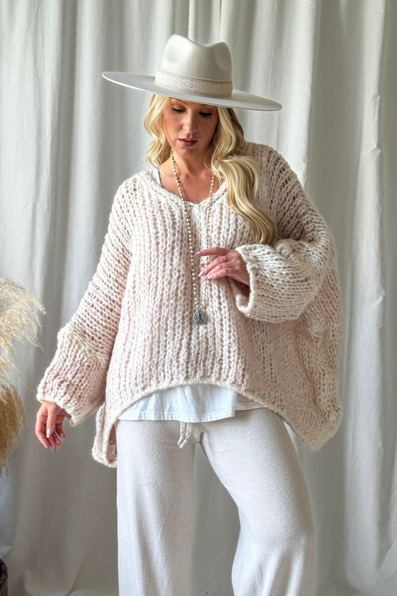 Boho Romance neule, pink