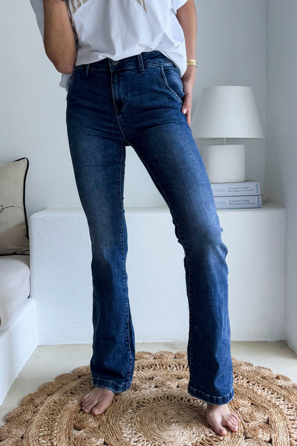 Bootcut jeans, denim