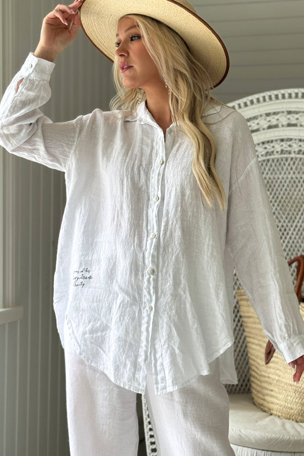 Breezy shirt, white