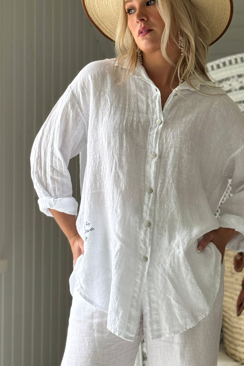 Breezy shirt, white