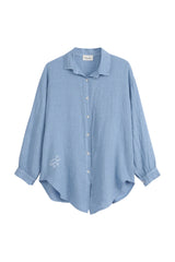Breezy shirt, denim blue