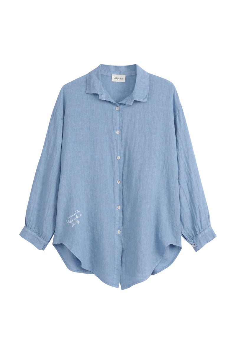 Breezy shirt, denim blue