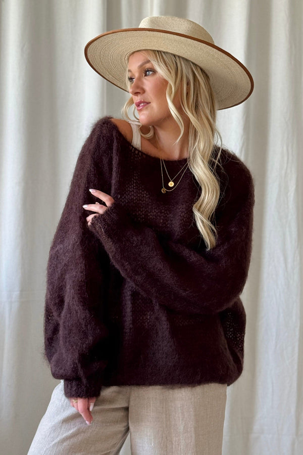 Bubble dream jumper, espresso