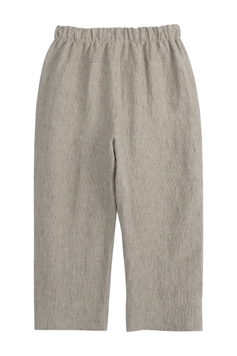 Bypias casual linen joggers, pinstripe