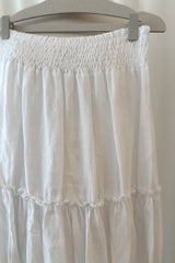 Calliente skirt, white