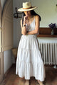 Calliente linen skirt, sand