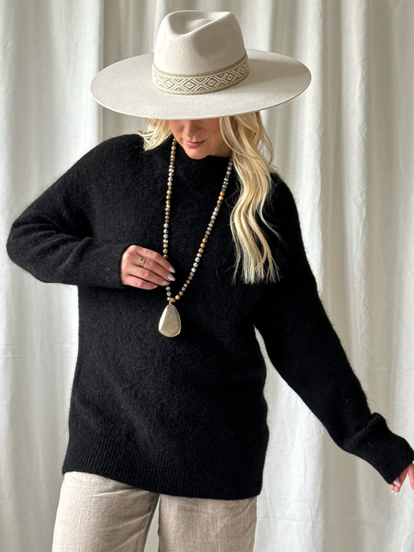 Carmen jumper, black