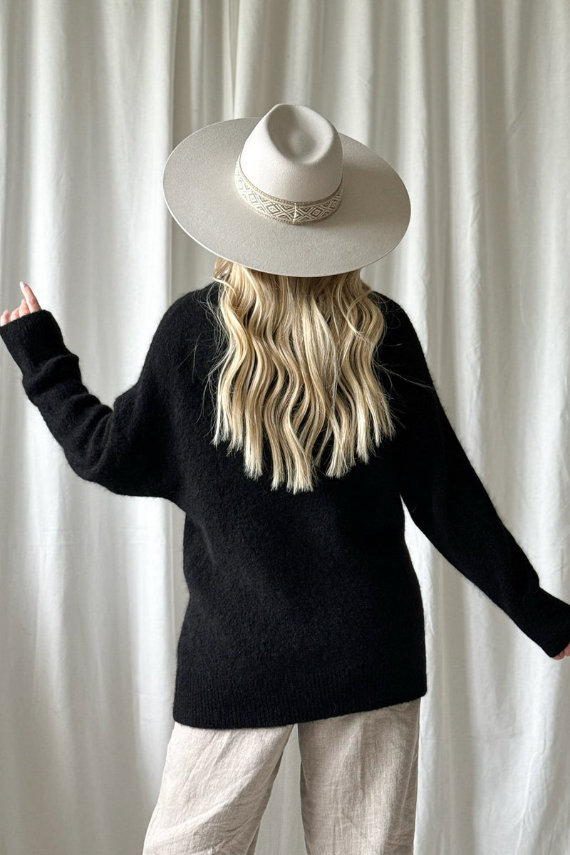 Carmen jumper, black