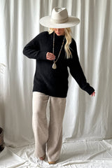 Carmen jumper, black