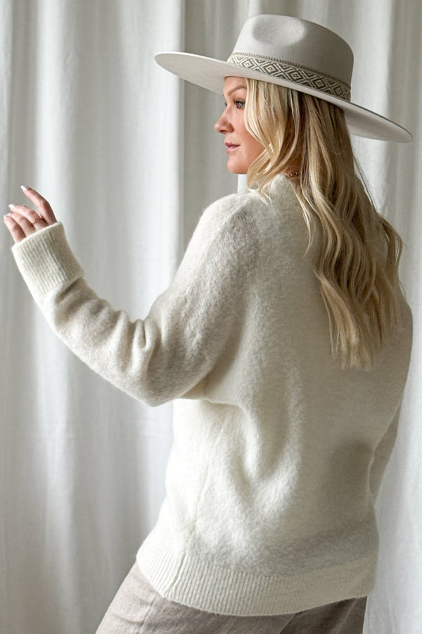 Carmen jumper, off white