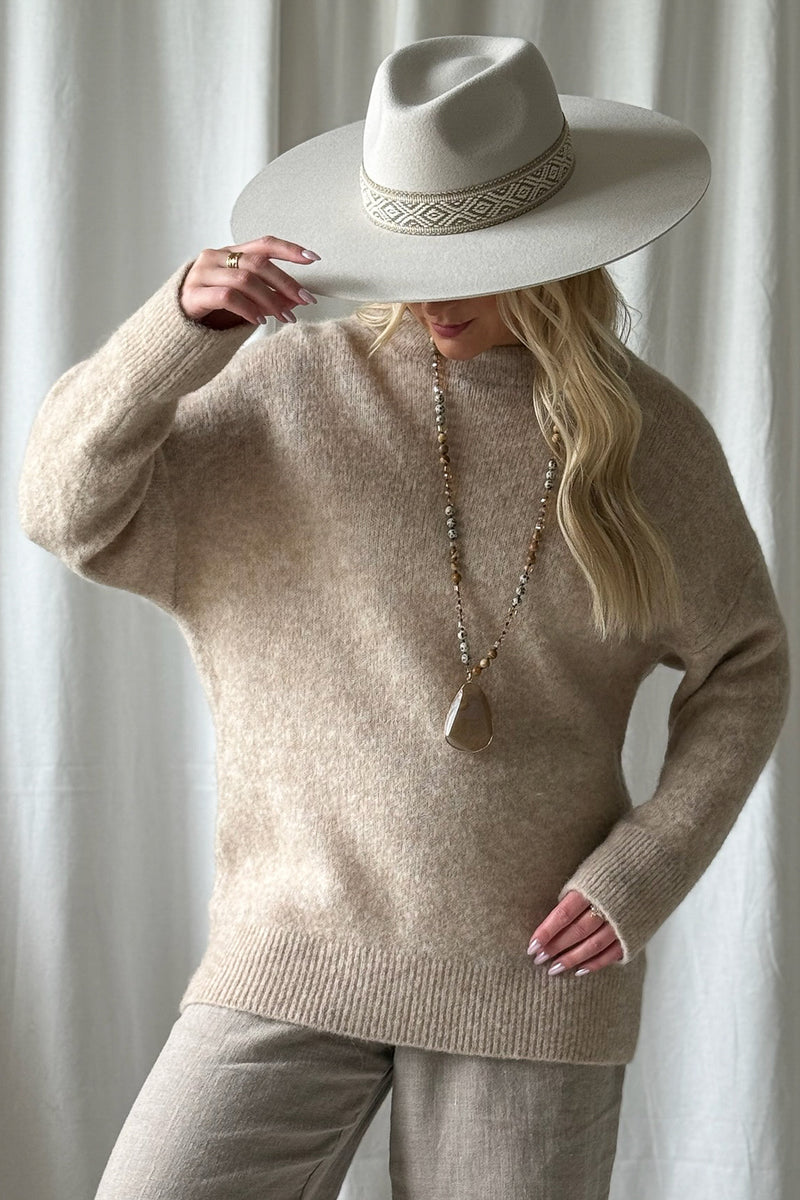 Carmen jumper, beige