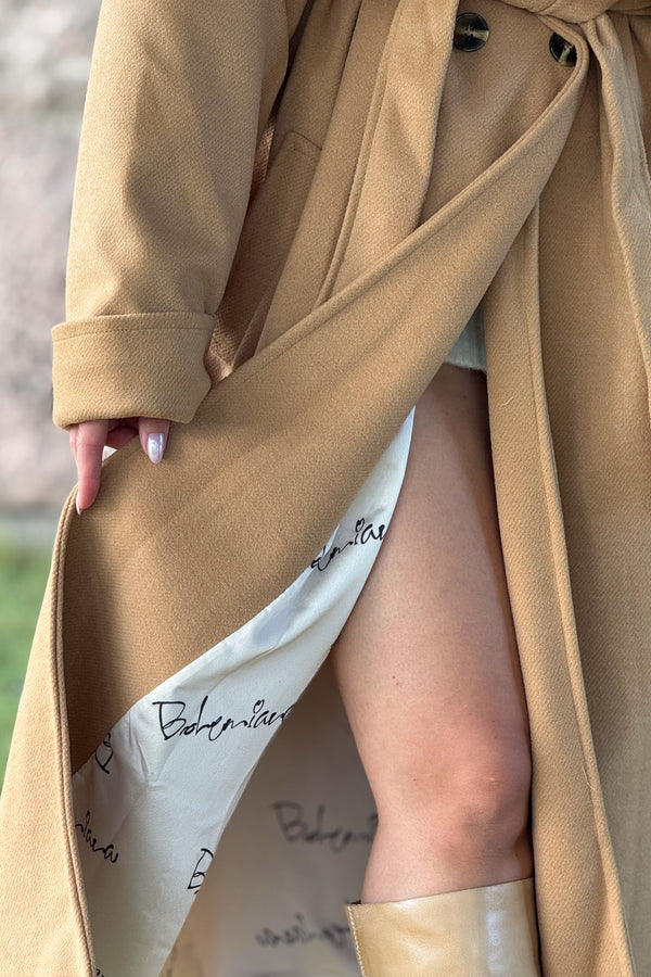 Caroline coat, caramel