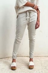 Casual tencel joggers, sand