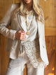 Chalky cotton shirt, sand