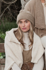 Chamonix alpakka beanie, beige