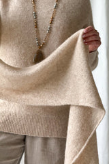Chamonix alpaca scarf, beige