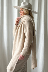 Chamonix alpaca scarf, beige
