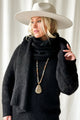 Chamonix alpaca scarf, black