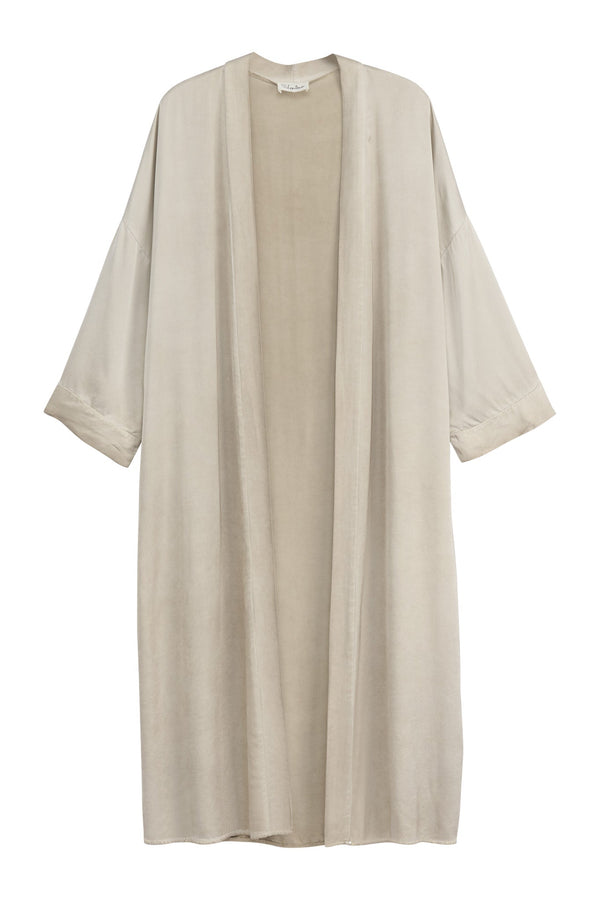 Cherie satiinikimono, beige