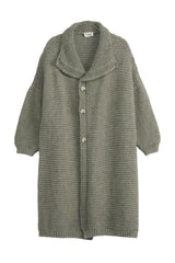 Chunky dream neuletakki, sage green