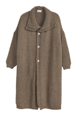 Chunky dream neuletakki, taupe