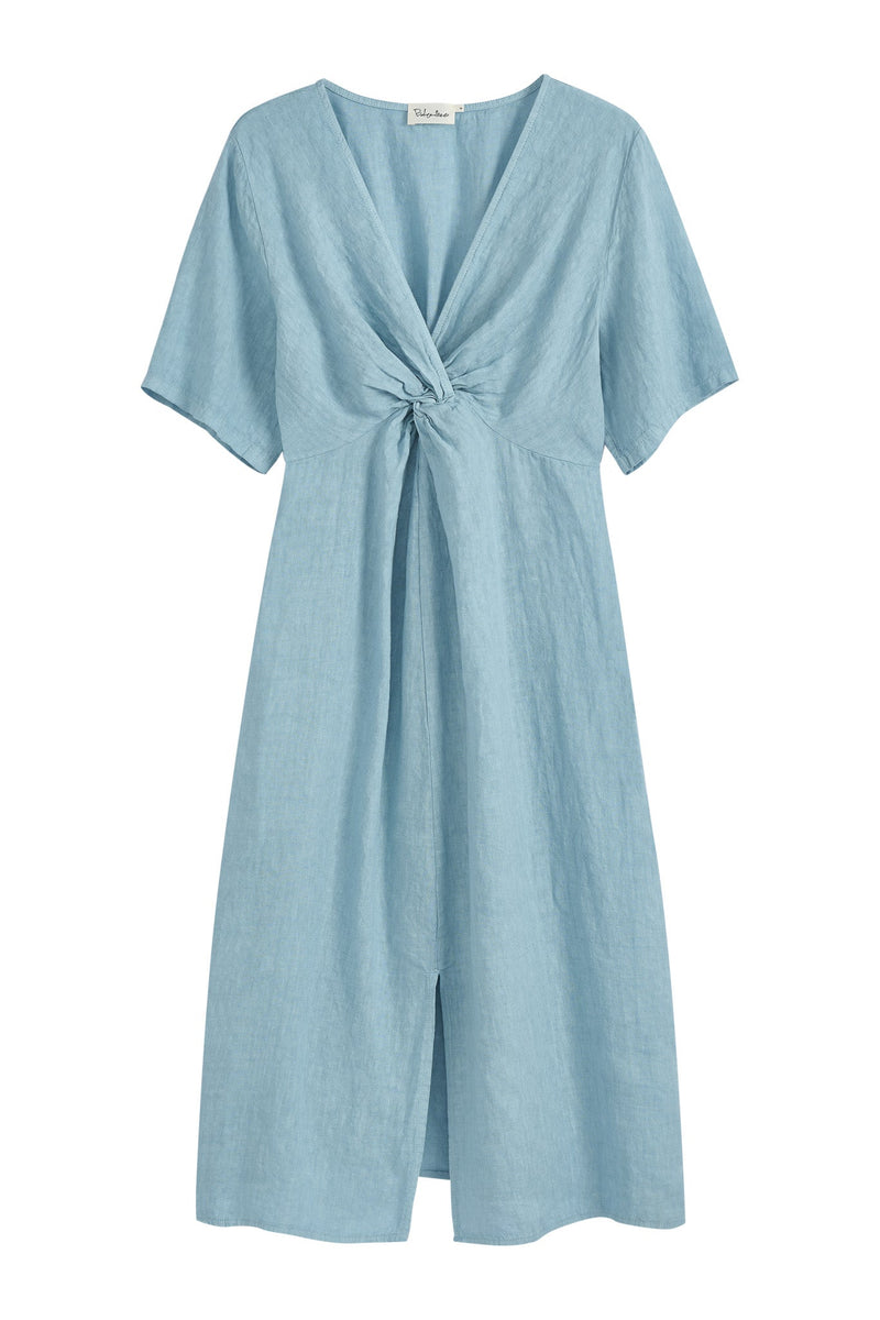 Collins pellavamekko, aqua