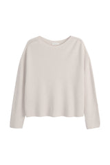 Cutie ribbed neule, light beige