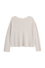 Cutie ribbed neule, light beige