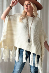 Dalila poncho, off white