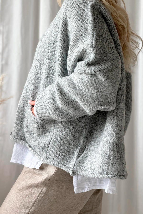 Dash cardigan, pearl grey