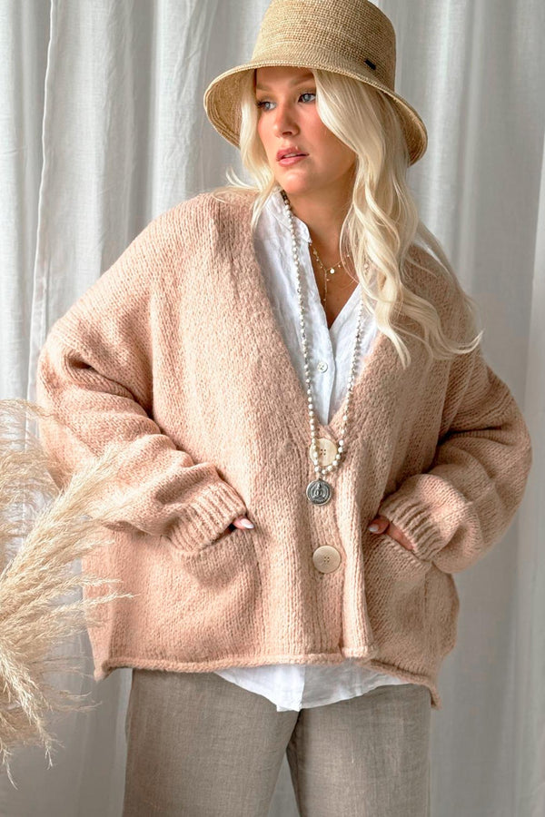 Dash cardigan, rose