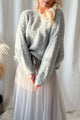 Dazzle glitter sweater, grey