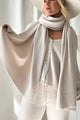 Dolly viskoosineulehuivi, light beige