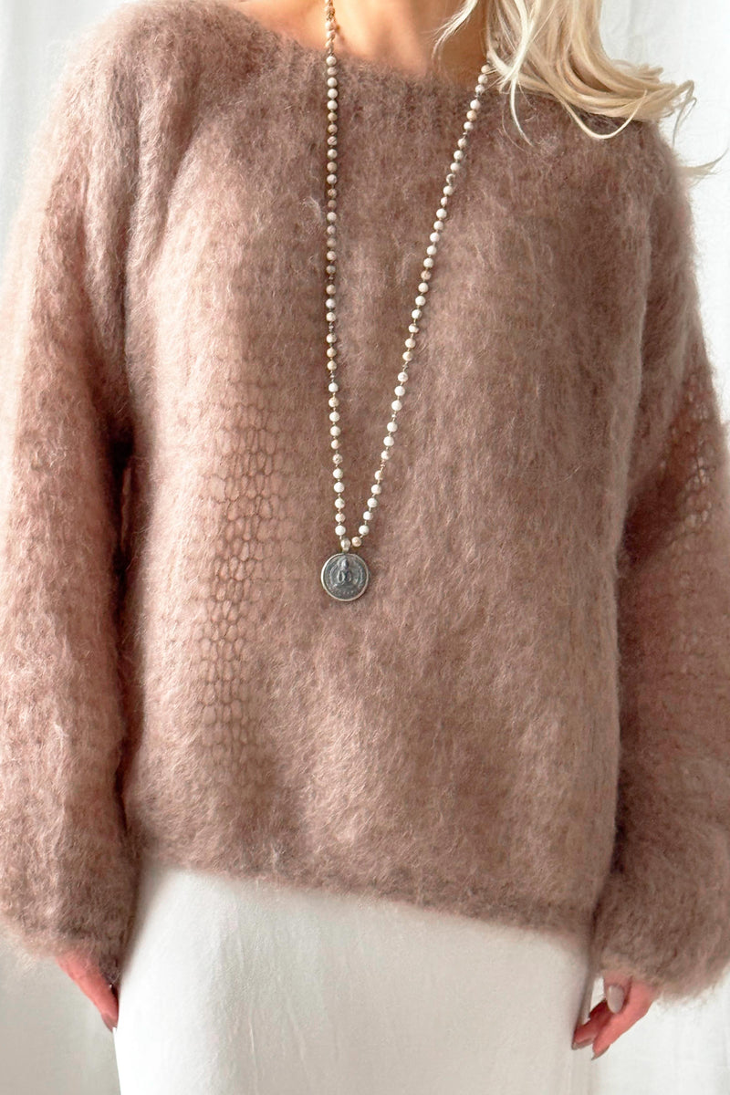 Dreamy mohair jumper, mocha