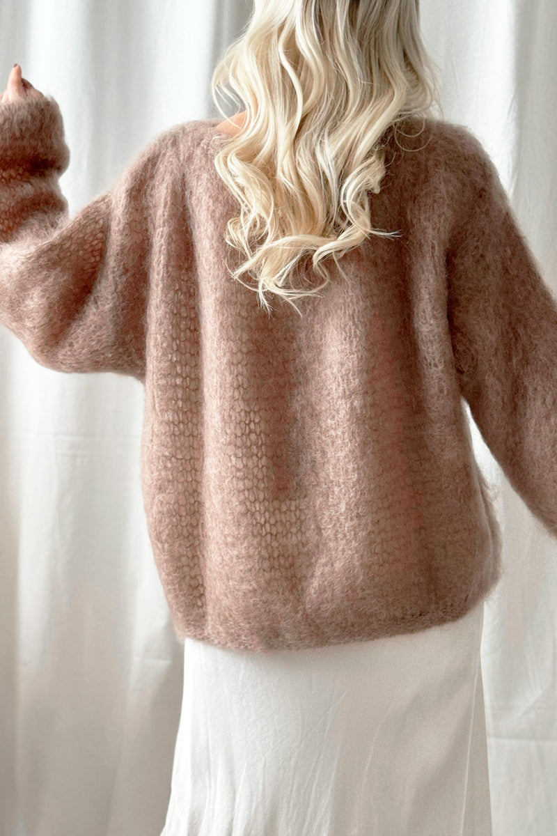 Dreamy mohair jumper, mocha