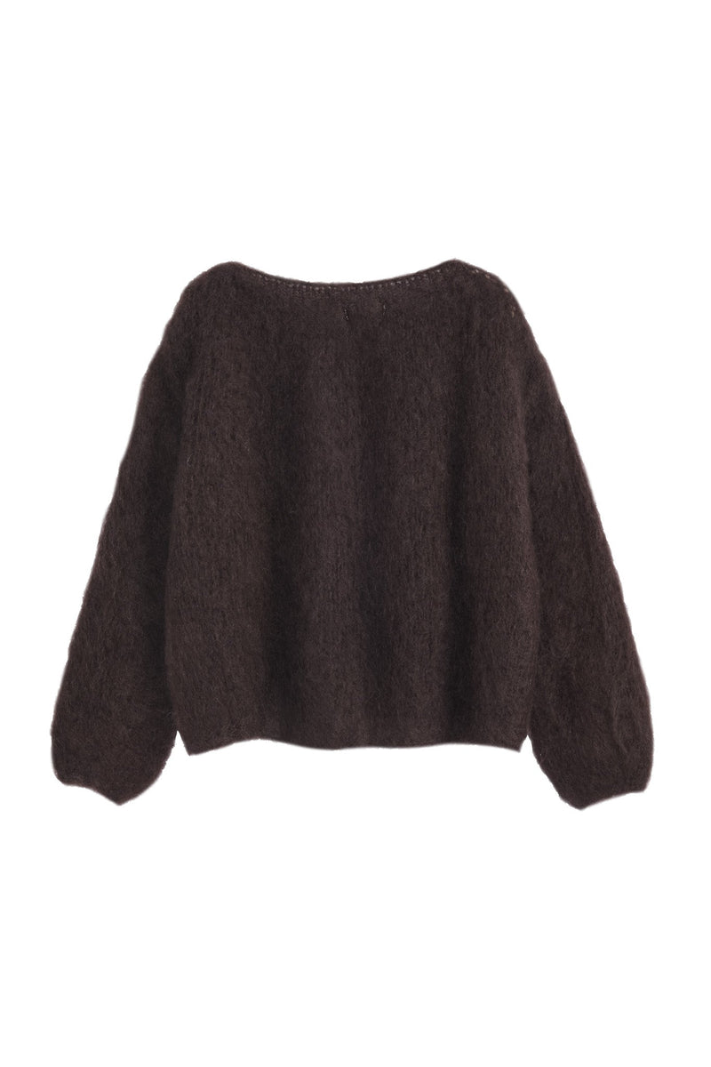 Dreamy mohairneule, espresso