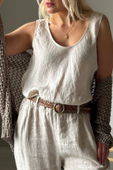 Drift Away cardigan, taupe