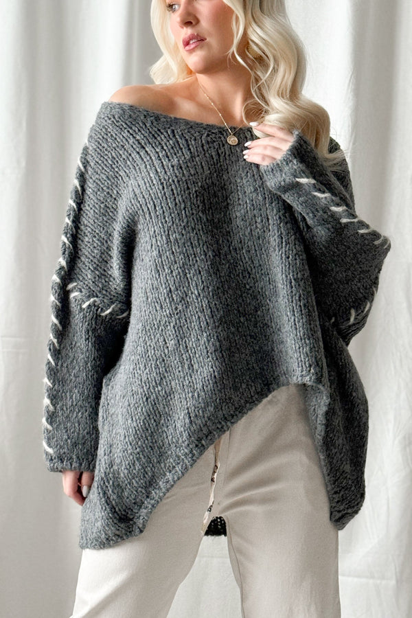 Easy living knit, grey