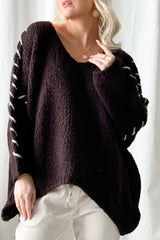 Easy living knit. chocolate