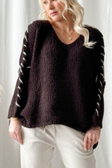 Easy living knit. chocolate