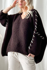 Easy living knit. chocolate