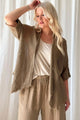 Ebony cotton jacket, savanna