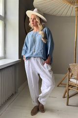 Edell top, denim blue