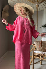 Edell top, malibu pink