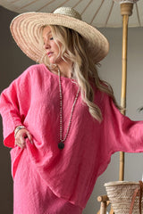 Edell top, malibu pink