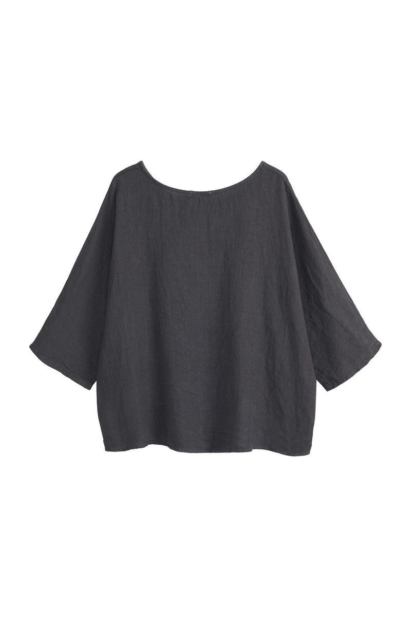 Edell linen shirt, smoke