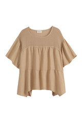 Eleni blouse tunic, powder