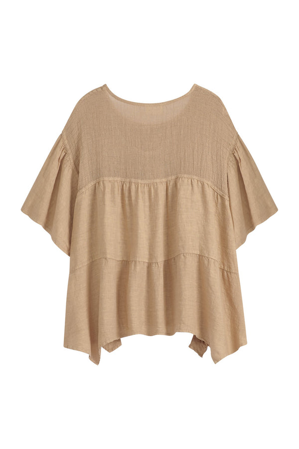 Eleni blouse tunic, powder