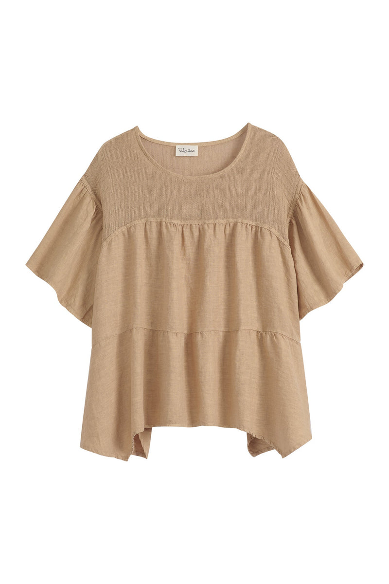 Eleni blouse tunic, powder
