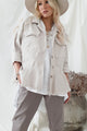 Ellison cotton jacket, sand